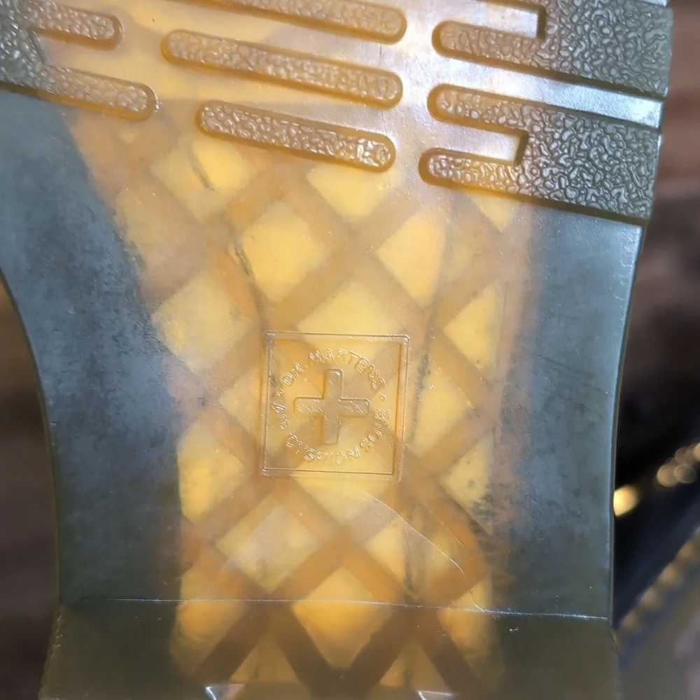 Doc Martens 1460 J Patent Leather Combat Boots Size 2 Zipper Kids